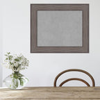 Amanti Art Grey Framed Magnetic Board 21x25 Small Vision Board - Image 6