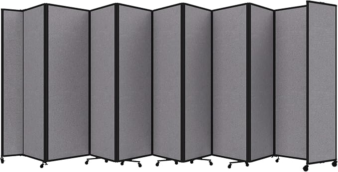 Versare Room Divider 360 Portable Wall Partition | Folding Panels | Large by VERSARE