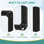 60 x 48 Inch Black Frame Magnetic Whiteboard - Image 4