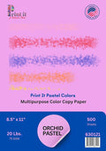 Printit Colors Multipurpose Paper, 20 lbs., 8.5" x 11", 500 Sheets/Ream – by Unknown