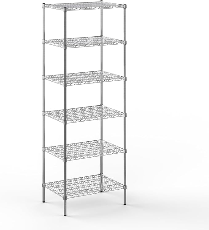 Regal Altair 21" Deep x 30" Wide x 86" Height Wire Shelving Kit | 6-Tier | NSF by Regal+Altair