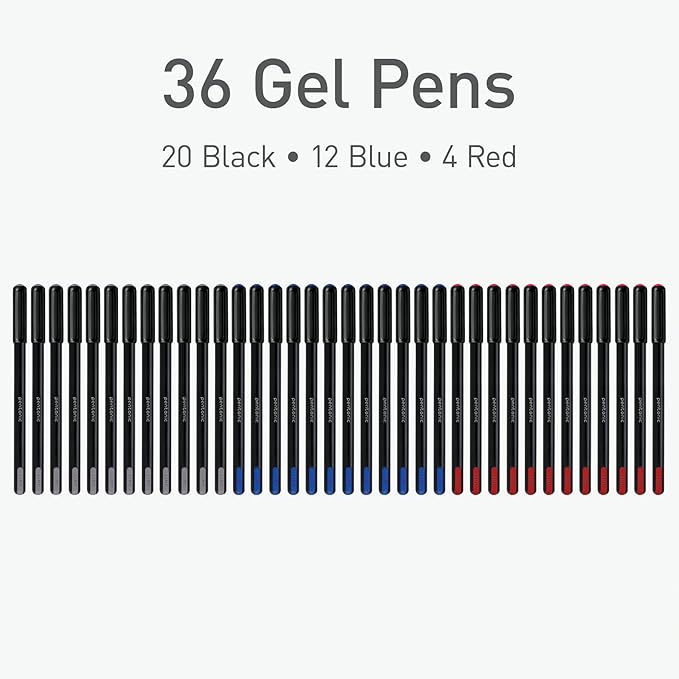 Pentonic Gel Pens, 0.6 mm Fine Point, Smooth Writing - Image 3