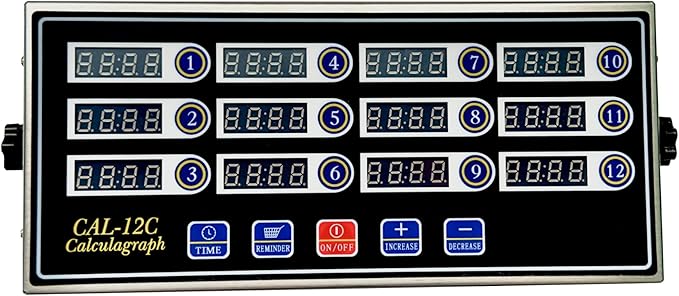12 Channel Kitchen Timer Digital Kitchen Timer Loud Alarm Cooking Calculagraph by kitchentimer