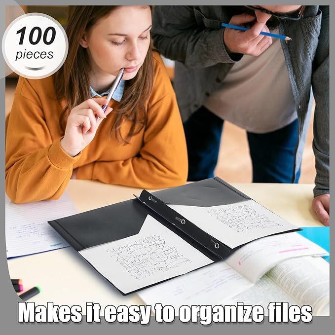 Lincia 100 Pcs Plastic Folders - Image 6