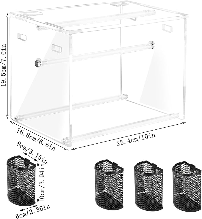 Label Roll Holder for Rolls and Fanfold Labels, Acrylic Label Holder for - Image 3