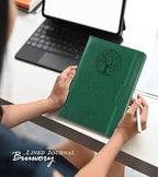 Biuwory Lined Journal Notebook for Women Men, 256 Pages A5 Hardcover Leather - Image 7