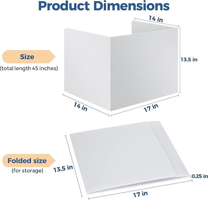 22 Pack Classroom Privacy Shields - Image 6