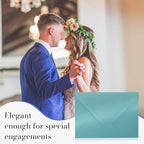 Shimmery Blue Envelope A7-100 PCS Goefun V Flap Invitation Envelopes - Image 6