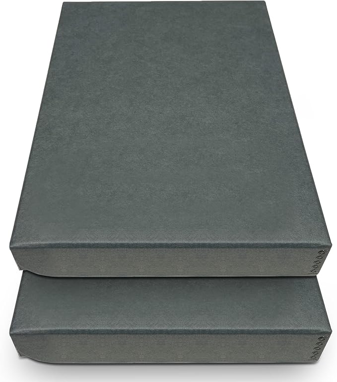 Golden State Art, Archival Folio Storage Box 9x12, Clamshell Design by GoldenStateArt
