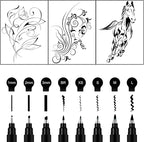 Brusarth Calligraphy Pens, 8 Size Calligraphy Pens - Image 3