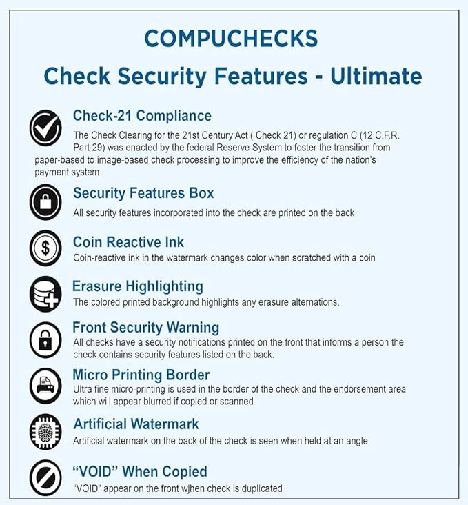 Compuchecks Check on Top Blank Check Paper - Image 5