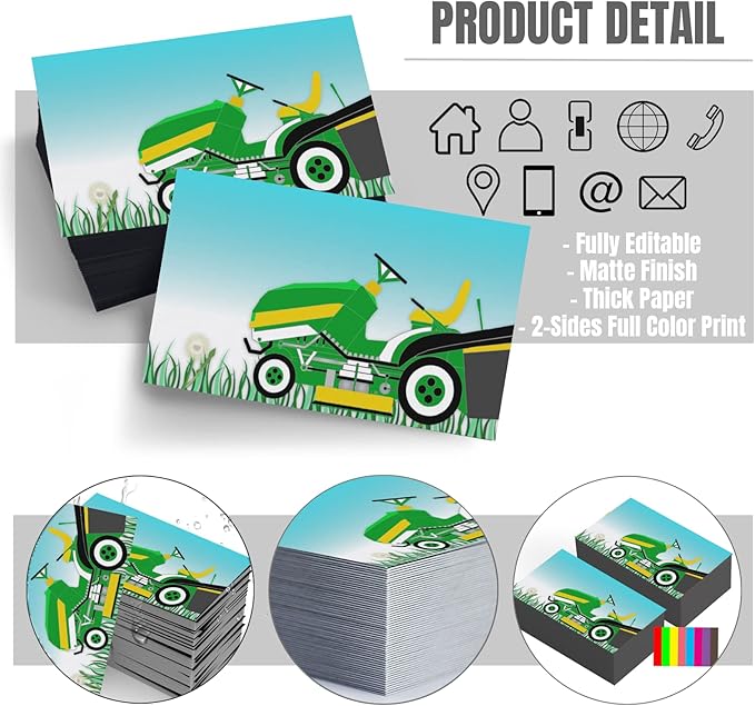 Custom Business Cards Double-Sided Personalized Stationery | Professional - Image 2
