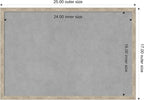 Amanti Art Silver Framed Magnetic Board 17x25 Medium Vision Board - Image 3