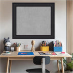 Amanti Art Black Framed Magnetic Board 25x29 Medium Vision Board - Image 6