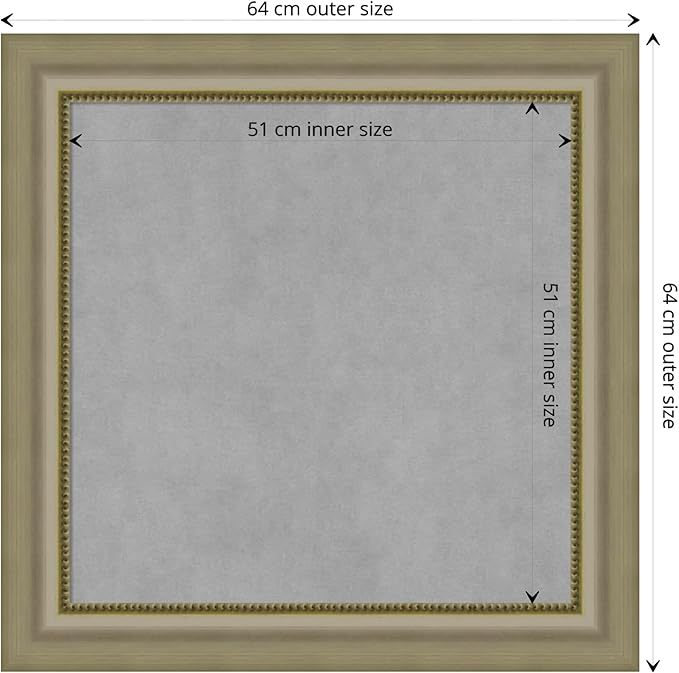 Amanti Art Silver Framed Magnetic Board 25x25 Medium Vision Board - Image 4