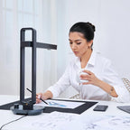 CZUR Aura Pro Portable Book Scanner, A3 Document Scanner, Auto-Flatten & - Image 8
