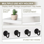 Lucundm Key and Mail Holder Wall Mount, Key Hanger - Image 4