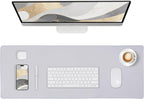 ALOANES Silvery Waterproof Desk Mat, Large Mouse Pad by Aloanes