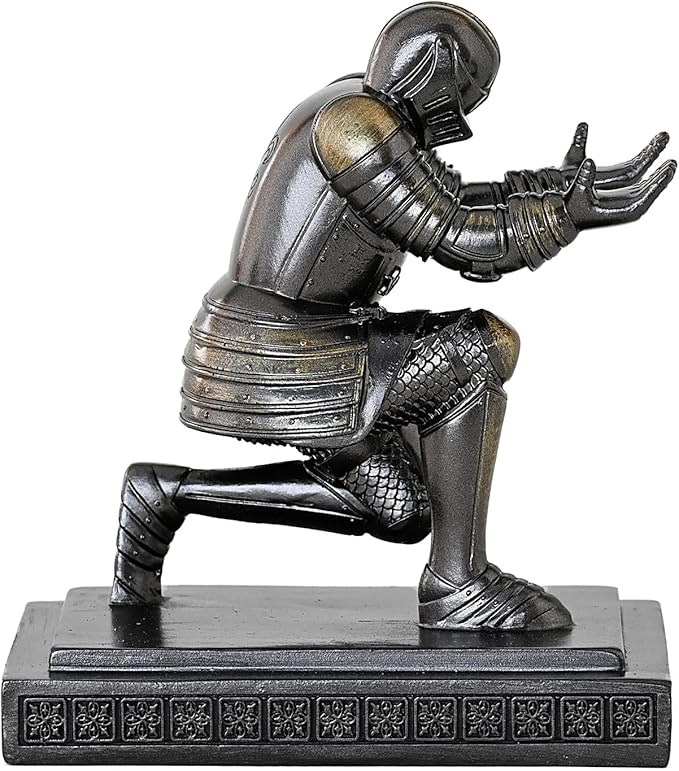 Amoysanli Executive Knight Pen Holder Decorative Resin Pen Holders - Image 8