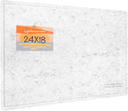 Bulletin Board, 24 x 18 inches Felt Board Decorative Pin Board, Cork Board by Lightomorrow