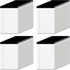 Nichela 5" x 8" Note Pads 48 Pack of Legal Pads 30 Sheets Notepad College Ruled by Nichela