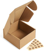 Eupako Small Shipping Boxes 4x4x2 Inches by Eupako