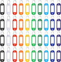 ttstar 40 Pack Key Tags Identifiers – Hexagon Design Key Rings by ttstar