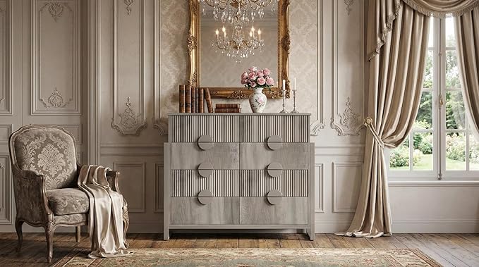 LGHM Fluted Dresser for Bedroom - Image 5