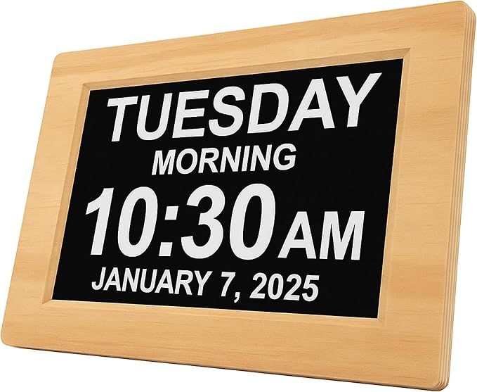 American Lifetime New 2026 Dementia Clock Large Digital Clock by AmericanLifetime