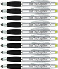 SyPen Personalized Pens with Gel Highlighter and Stylus -200 Pack Bulk-Free