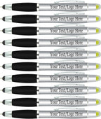 SyPen Personalized Pens with Gel Highlighter and Stylus -200 Pack Bulk-Free