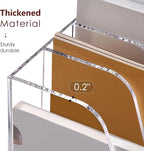 SANRUI Acrylic File Organizer, Compact Desk Organizer - Image 2