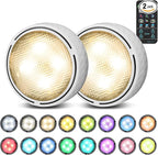 Onumii Puck Lights with Remote Battery Operated ED Under Cabinet Lighting by Onumii
