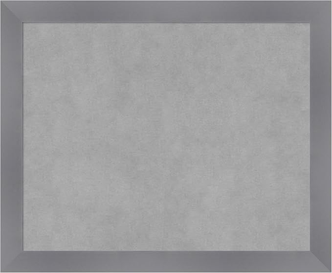 Amanti Art Grey Framed Magnetic Board 18x22 Small Vision Board by AmantiArt