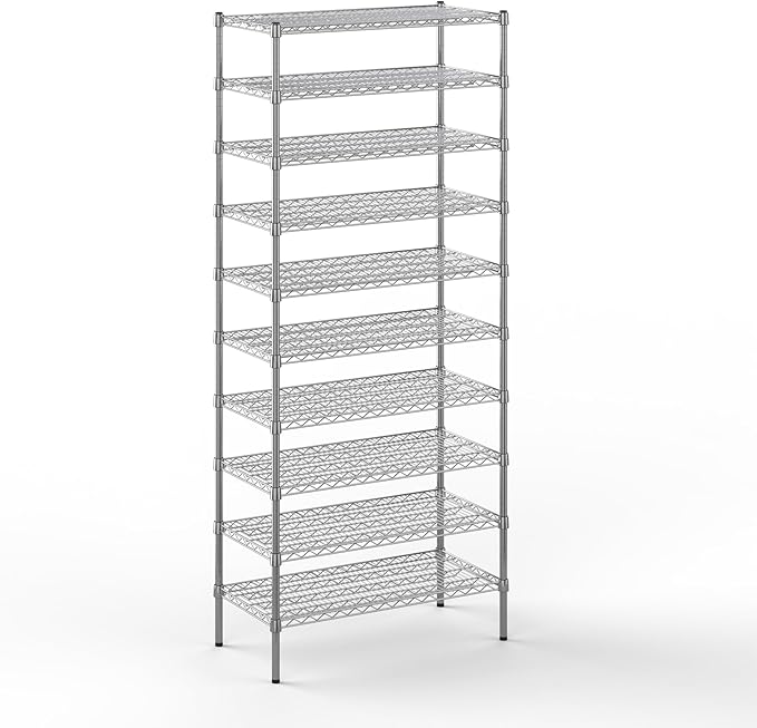 Regal Altair 18" Deep x 36" Wide x 86" Height Wire Shelving Kit | 10-Tier | NSF by Regal+Altair
