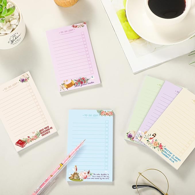 300 Sheets to Do List Notepad Daily Checklist Sticky Notes Cute Undated Memo - Image 3