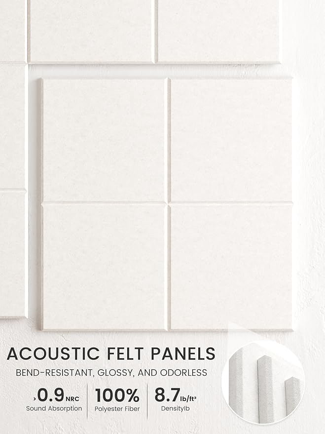 Bumusty Large Cork Board Alternative-36 x24 Felt Bulletin Board Tiles, - Image 3