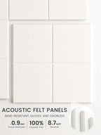 Bumusty Large Cork Board Alternative-36 x24 Felt Bulletin Board Tiles, - Image 3