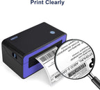 POLONO 4x6 Thermal Labels Fanfold, 500 Shipping Labels for Label Printer | Commercial Grade, No BPA or BPS, Print Clear and Sharp, Direct Thermal Shipping Labels Compatible with Thermal Printer
