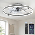 fanbulous 24" modern low profile ceiling fans with, main product view