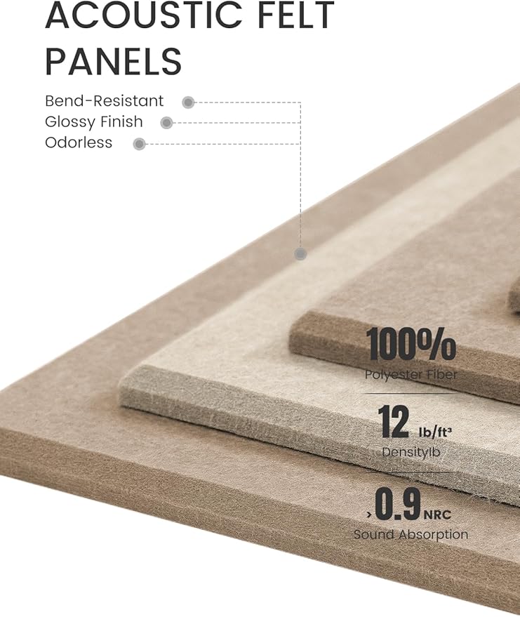 Large Felt Bulletin Board 48" X 36" Large Cork Board Alternative-12 Pack - Image 4