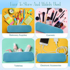 Feifeiya 8 Pcs Silicone Pencil Case Pen Zipper Pouch Bags Aesthetic Back to - Image 7