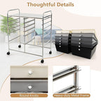 Happygrill 12-Drawer Rolling Storage Cart, Utility Cart - Image 4