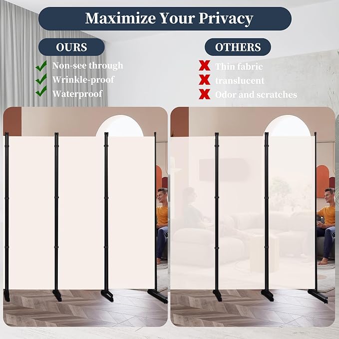 Room Divider Folding Privacy Screens - Image 4