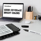 Dabo&Shobo Dry Erase Markers 24 Pack, Low Odor Black Whiteboard Markers - Image 5