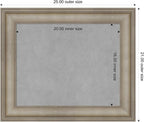 Amanti Art Silver Framed Magnetic Board 21x25 Small Vision Board - Image 4