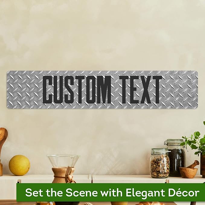 Custom Sign, Custom Street Sign, 11 Font Colors, 13 Font Styles, 4 Hole Options - Image 4