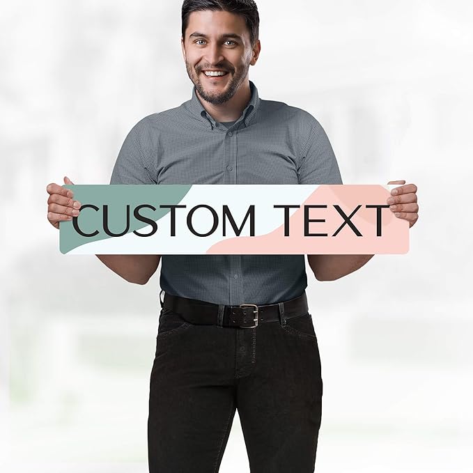 Custom Sign, Custom Street Sign, 11 Font Colors, 13 Font Styles, 4 Hole Options - Image 2