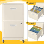 SteeLoong 2 Drawer File Cabinet - Image 7