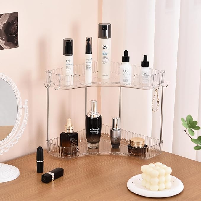 Trdongxu 2-Tier Corner Bathroom Organizer Countertop - Image 5